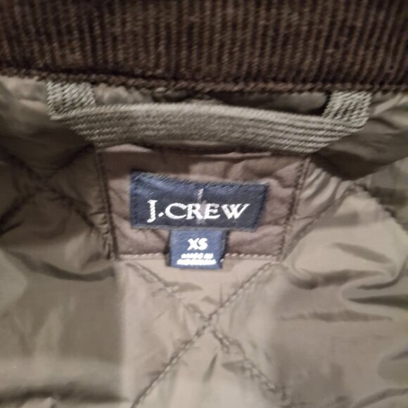 J. Crew Sussex Quilted Vest with PrimaLoft (Deep Olive) XS - Picture 4 of 5